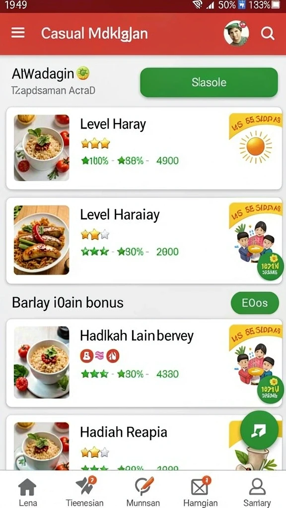 mc777 - Tangkapan layar menunjukkan fitur hadiah yang baru ditambahkan.