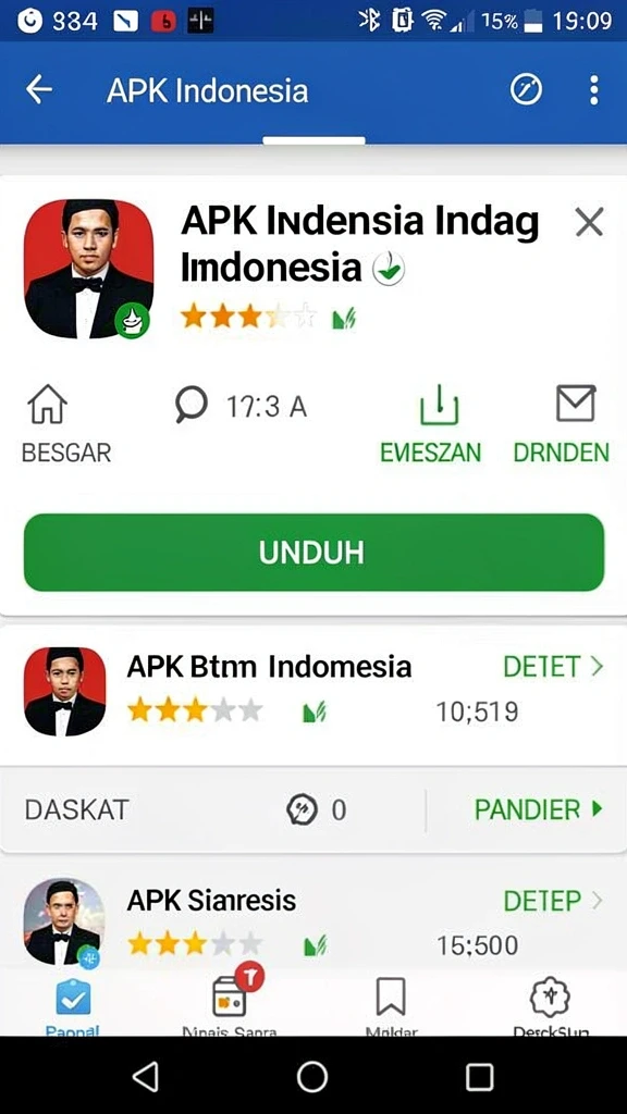 mustang77 - Screenshot 1 menunjukkan balapan seru di malam hari.
