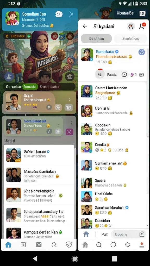 wg87 - Tangkapan layar memperlihatkan karakter utama dalam aksi.